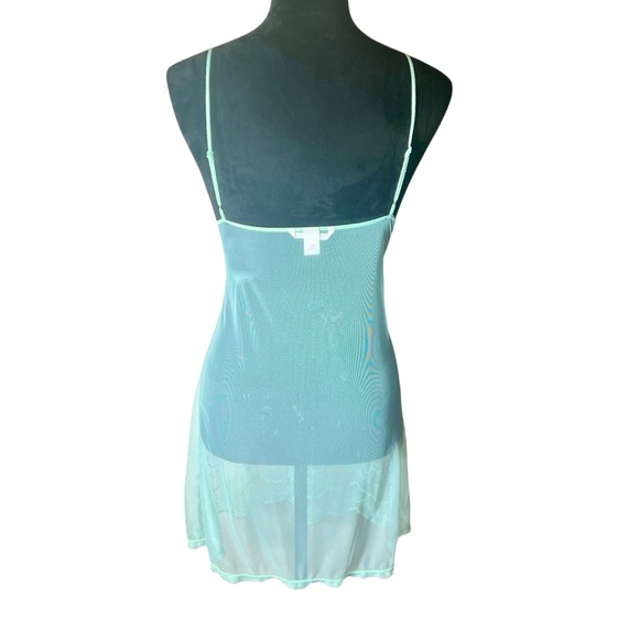 2014 Vintage Victoria's Secret Eyelet Lace Chemise Intimates Sleepwear Size XL - Picture 4 of 9